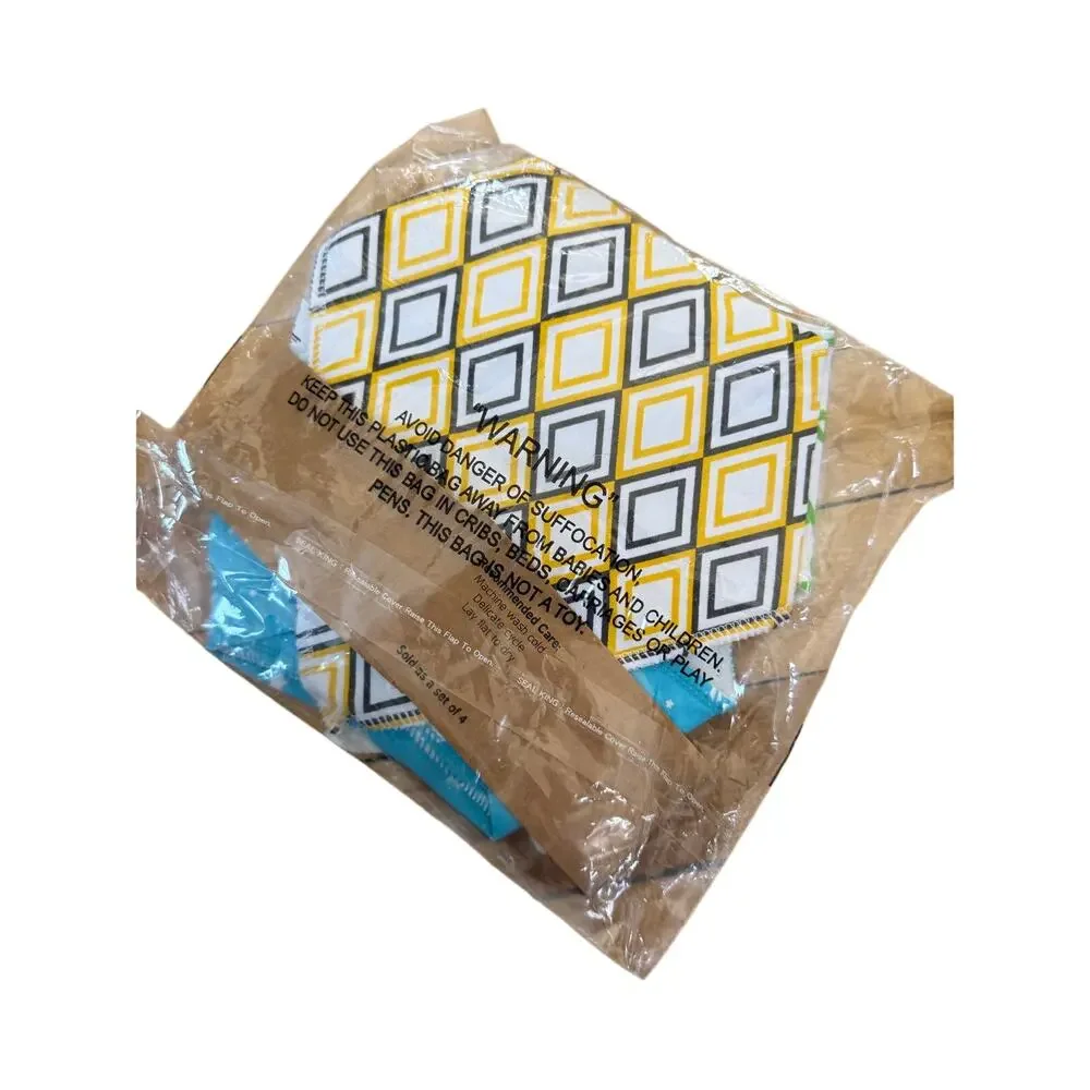 NEW FARNOD baby bandana drool bib 4 pack arrows‎ diamonds patterns and moons